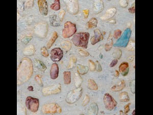wall of pebbles Modelo 3D