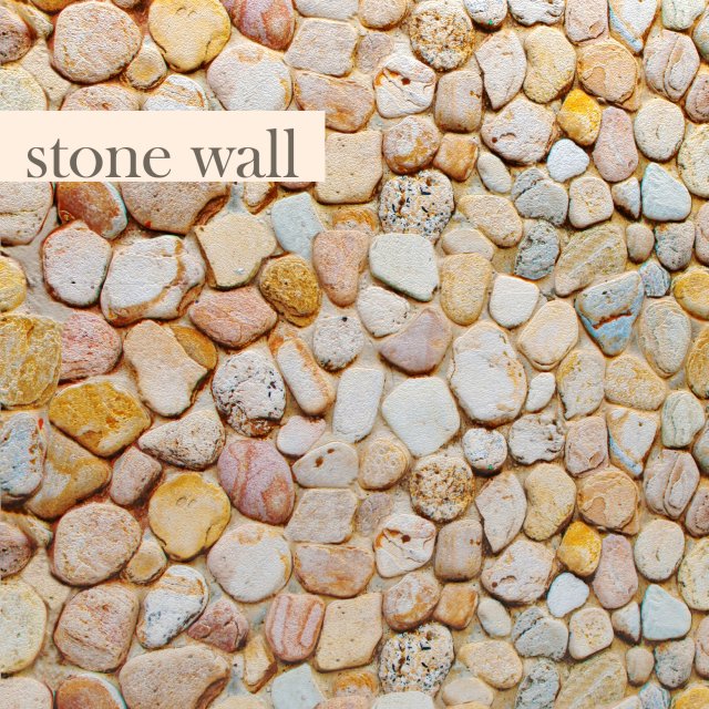 wall of pebbles Model 3D .c4d .max .obj .3ds .fbx .stl .blend 