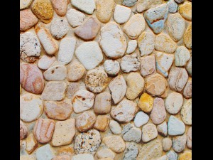 wall of pebbles Model 3D