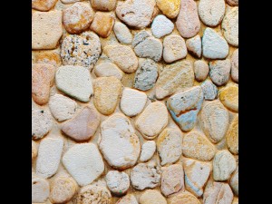 wall of pebbles Model 3D
