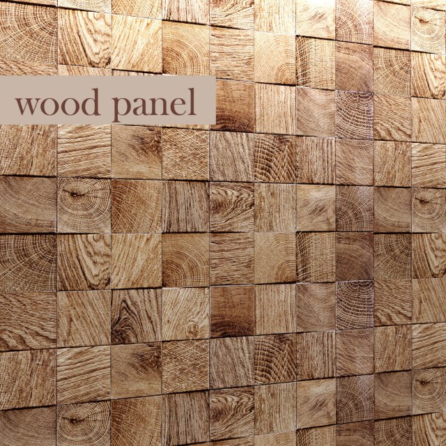 wood panel 3d Modèle 3D .c4d .max .obj .3ds .fbx .stl .blend 