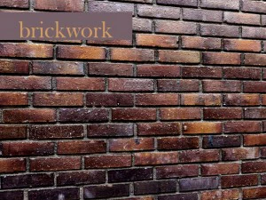 mur de briques 3d Modèle 3D