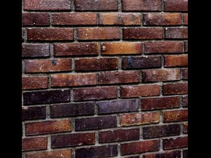 bricks wall 3d 3D Model