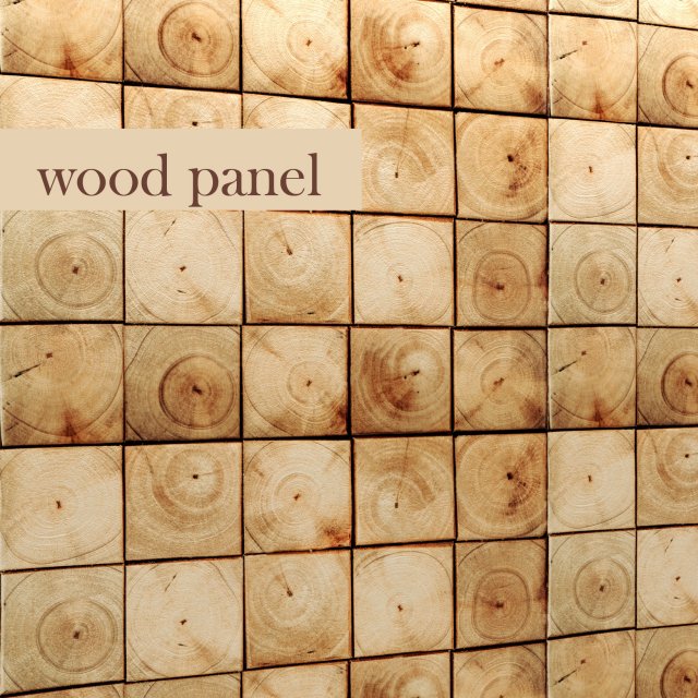 wood panel 3d Model 3D .c4d .max .obj .3ds .fbx .stl .blend 