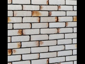 bricks wall 3d 3D Model