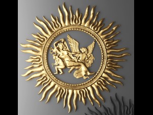 rosette molding Modèle 3D
