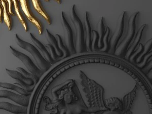 rosette molding 3D Model