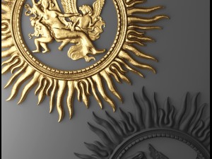 rosette molding Modèle 3D