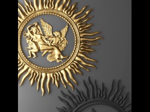 rosette molding Modèle 3D