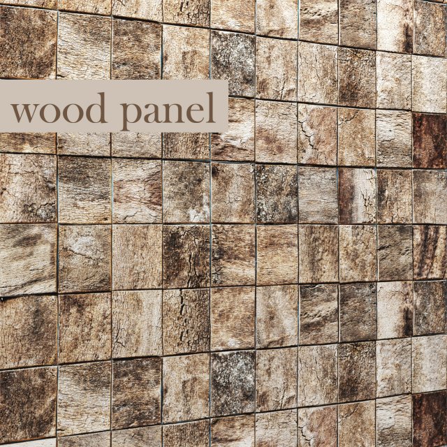 wood panel bark 3d Modelo 3D .c4d .max .obj .3ds .fbx .stl .blend 