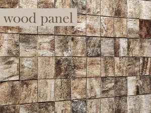 wood panel bark 3d 3D Model