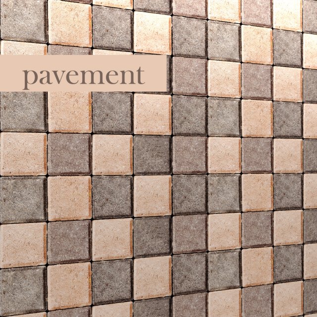 pavement 3D-Modell .c4d .max .obj .3ds .fbx .stl .blend 