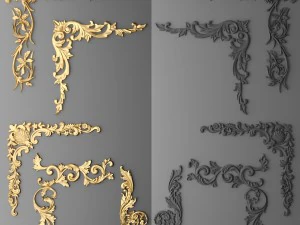 cartouches set 3D Model