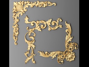 cartouches set 3D 模型