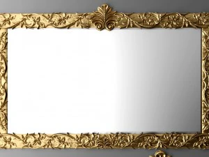 classic style mirror 3D Model