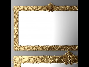 classic style mirror 3D Модель