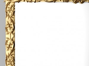 classic style mirror 3D Модель