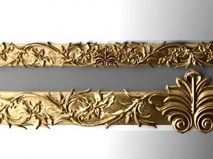 classic style mirror 3D Модель