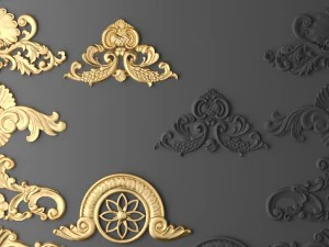 cartouches set 3D Model