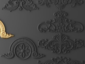 cartouches set 3D मॉडल