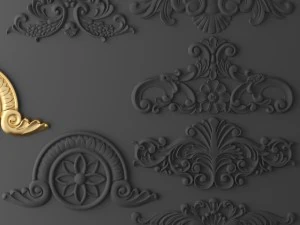 cartouches set 3D Model