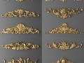 cartouches set 3D 模型