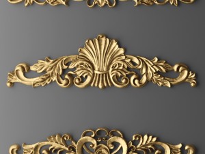 cartouches set 3D Model