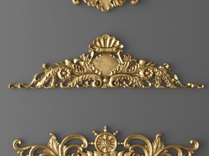 cartouches set 3D Model