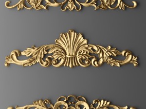 cartouches set 3D Model