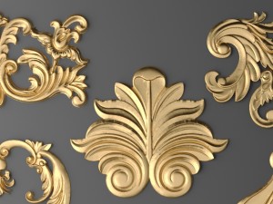 cartouches set Model 3D