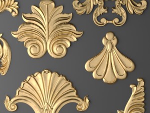 cartouches set Model 3D