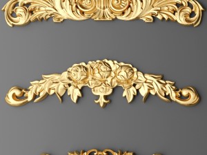 cartouches set 3D Модель