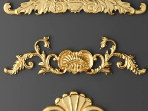 カルトゥーシュセット 3Dモデル