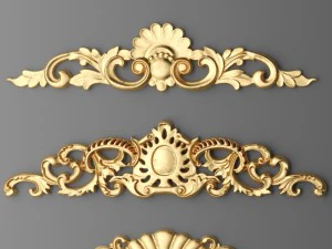 cartouches set 3D Model