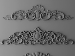 cartouches set Modello 3D