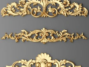 cartouches set 3D Model
