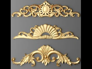 cartouches set 3D Model