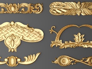 cartouches set 3D मॉडल