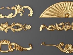 cartouches set 3D मॉडल