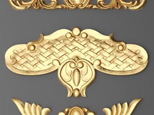 cartouches set 3D मॉडल