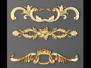 cartouches set 3D मॉडल