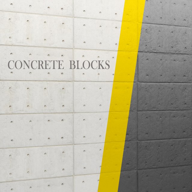 concrete panel Model 3D .c4d .max .obj .3ds .fbx .stl .blend 