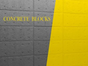concrete panel 3D Model