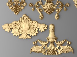 cartouches set Modèle 3D