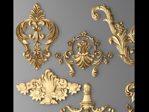 cartouches set Modèle 3D