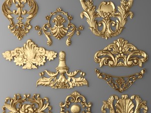cartouches set Modèle 3D