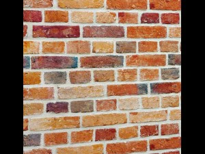 bricks wall 3d 3D Model