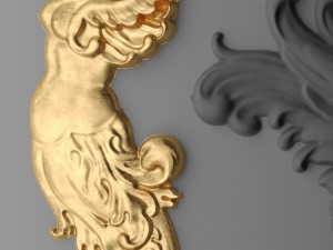 an angel a mermaid 3D Model