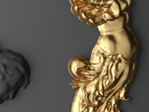 an angel a mermaid 3D Model