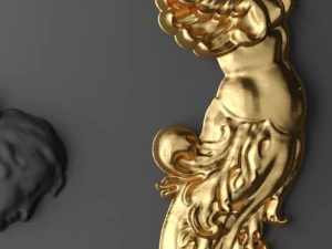 an angel a mermaid 3D Model